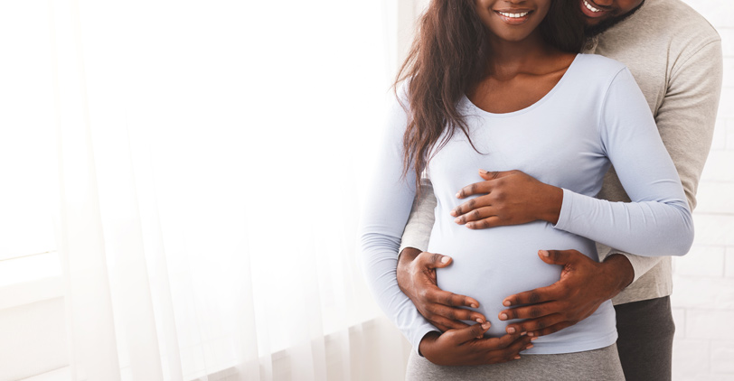 An expecting mom and her partner