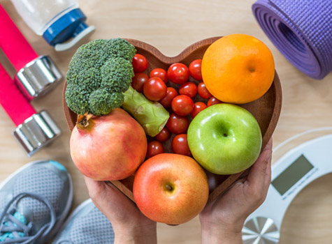 A cornucopia of healthy food.