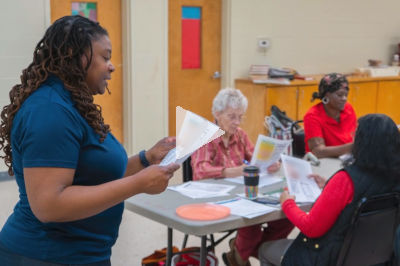 HEAL Program educator teaching a class