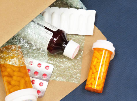 A prescription medication delivery.